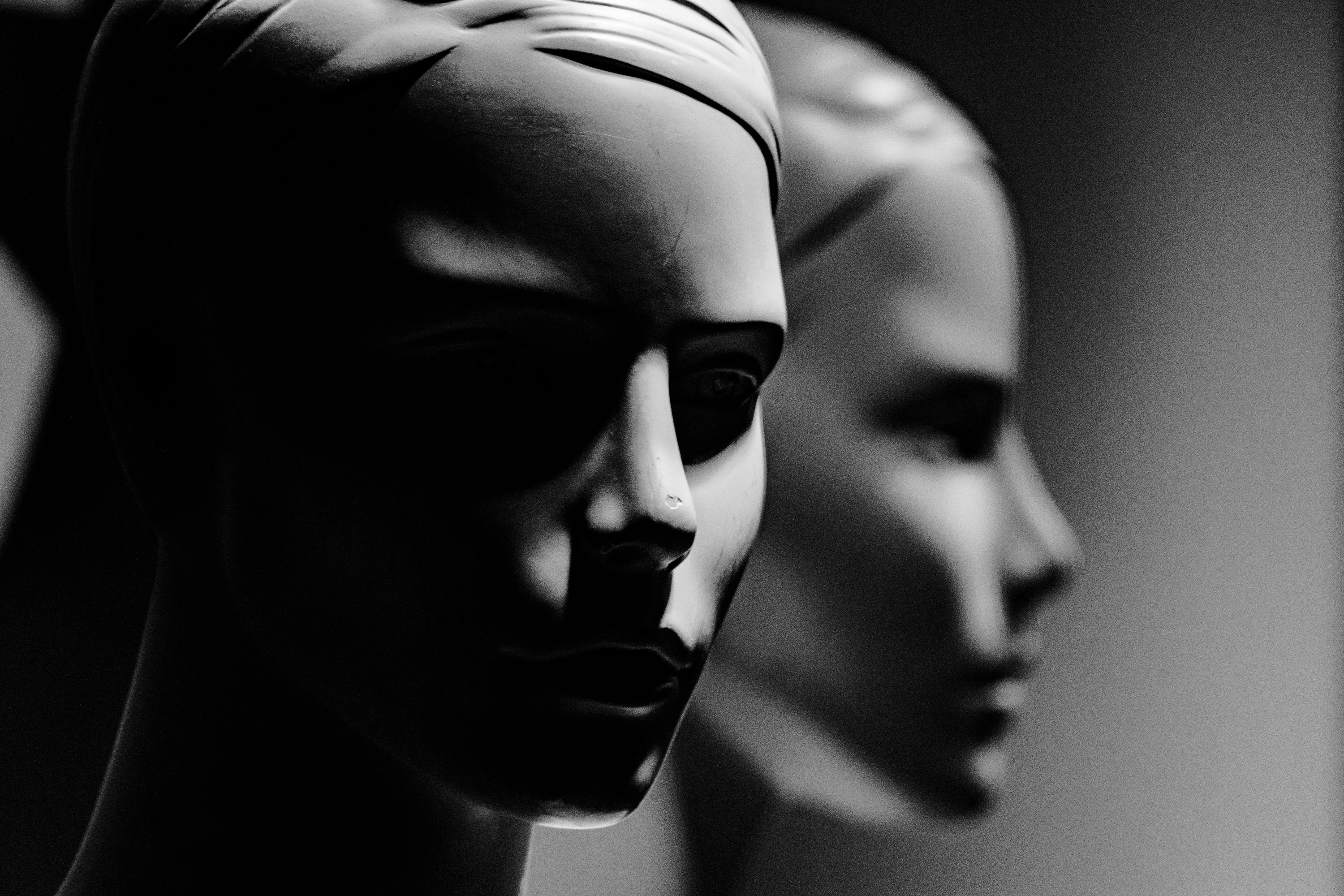 Picture of two mannequins, black and white

Photo by Maxim Kharkovsky on Unsplash