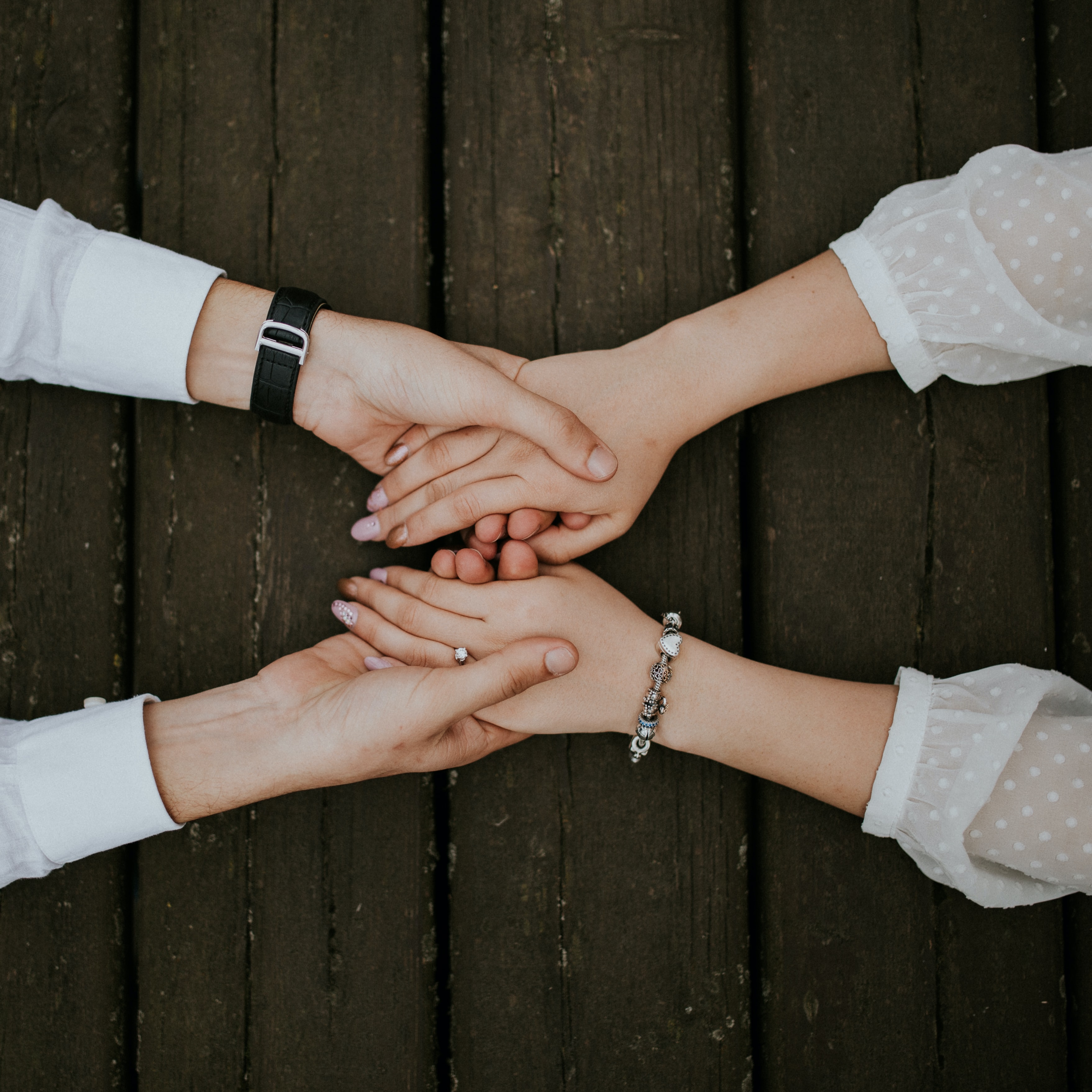 Two people holding hands
Photo by Alvin Mahmudov on Unsplash
