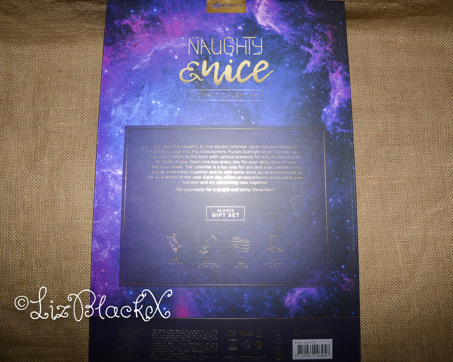 Review of EasyToys Advent Calendar 2021 Naughty and Nice Copyright Liz BlackX