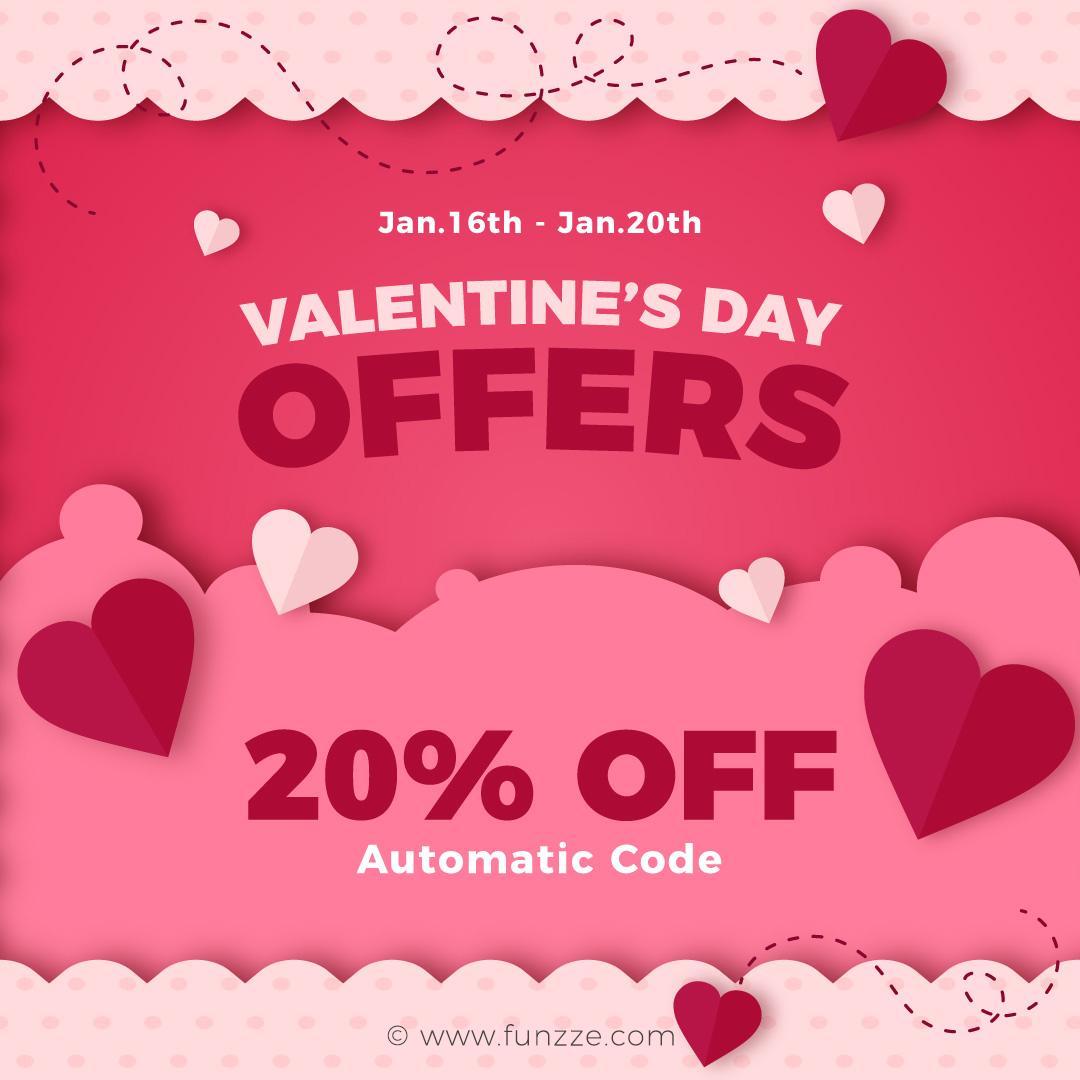 Heat Up Your Love Life (and Wallet) With Funzze’s Sizzling Valentine’s Sale!