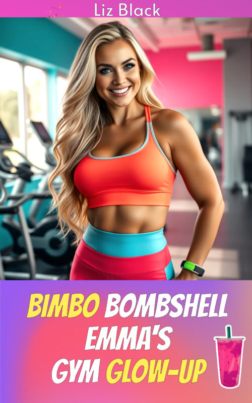 Cover of Bimbo Bombshell: Emma’s Gym Glow-Up: Curves and Collars Book 1 (Bimbofication Erotica)