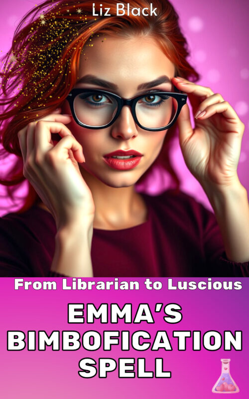 Cover of From Librarian to Luscious: Emma’s Bimbofication Spell – Magical Bimbofication Erotica by Liz Black